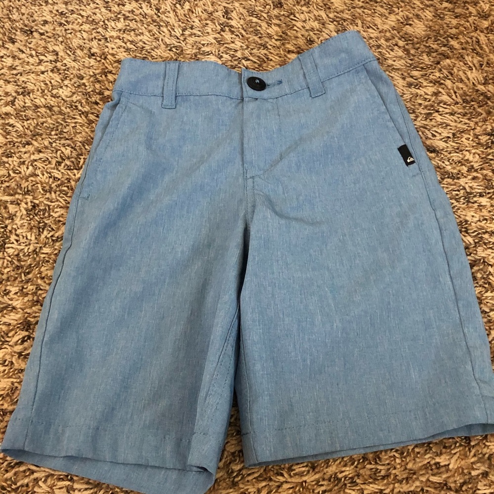 Boys light blue Quiksilver shorts size 6